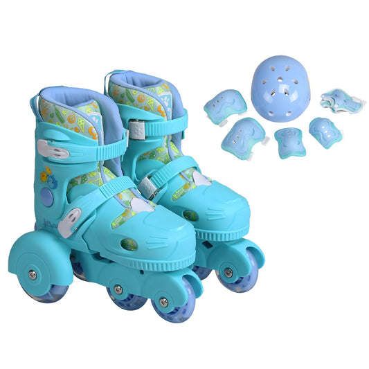 Trainer Skates, Guards & Hard Helmet.